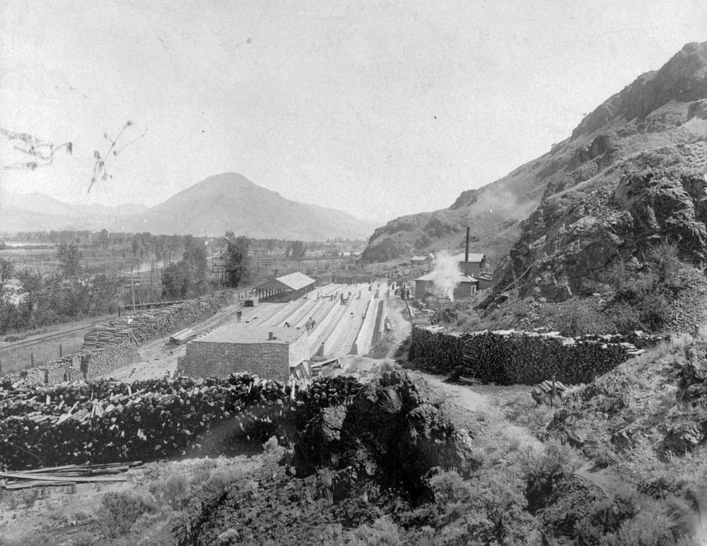 Johnson & Company Brickyard, Kamloops 1880