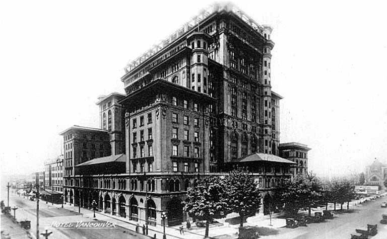 Old Vancouver Hotel 1916 - 1949